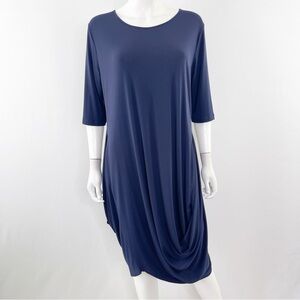 Elegant Navy Blue Women's Dress